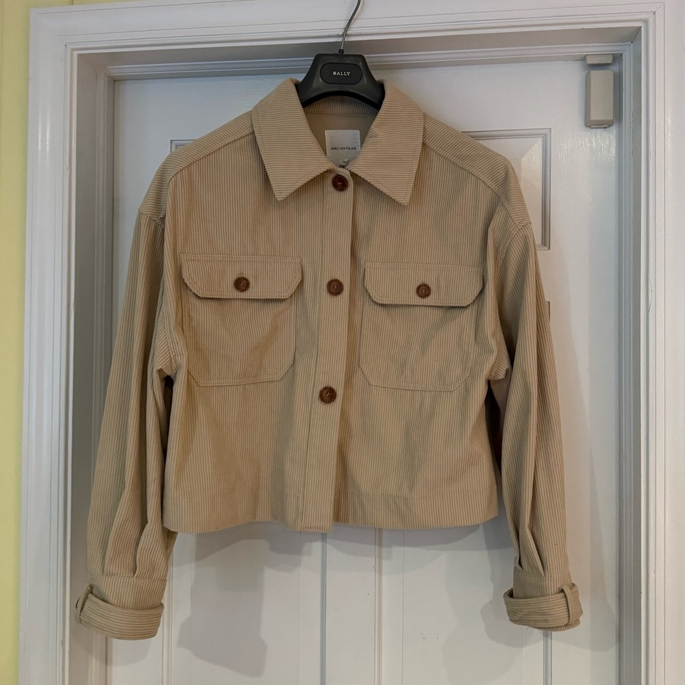 Avec Les Filles beautiful cream corduroy jacket